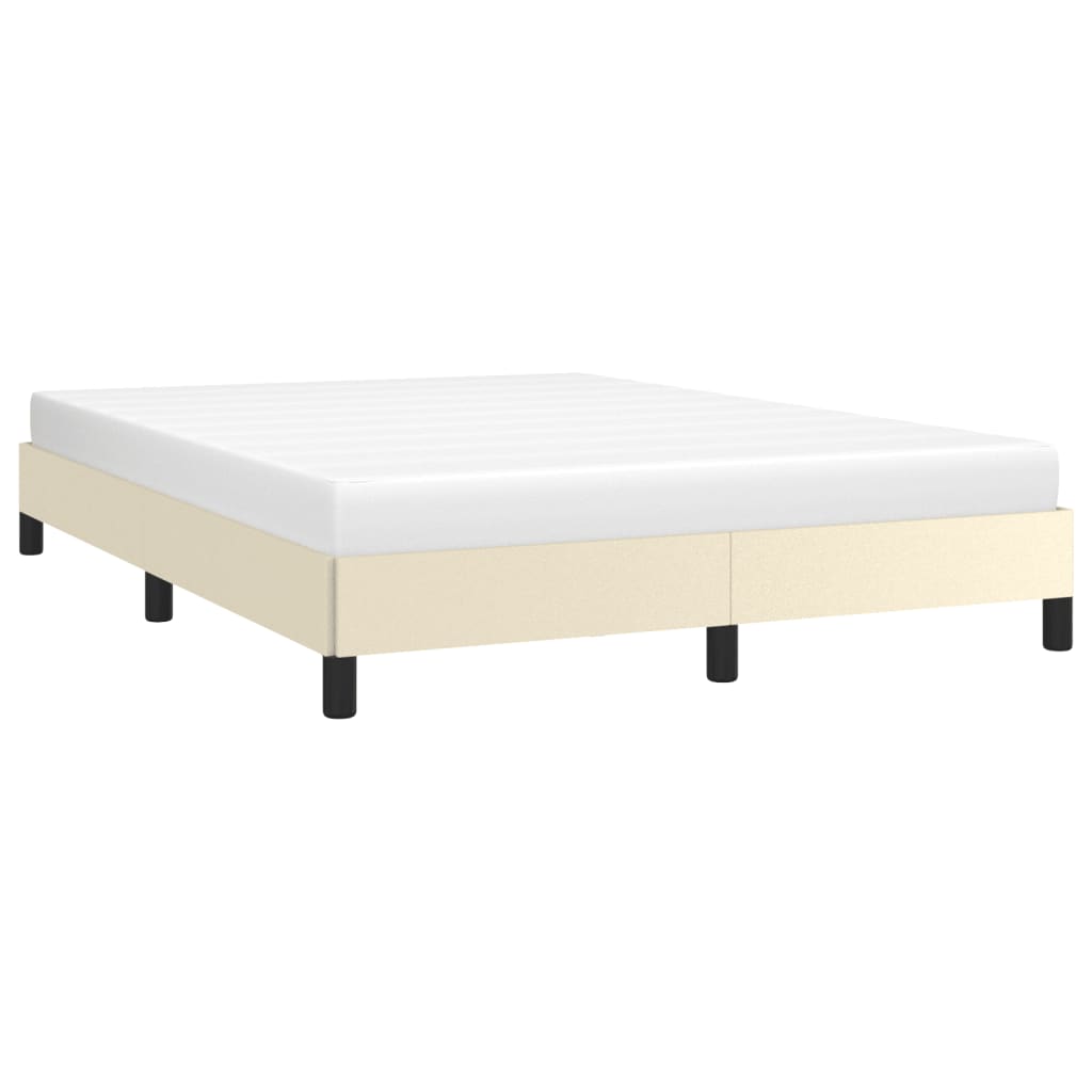 Cadre de lit sans matelas crème 140x200 cm similicuir - XIOS