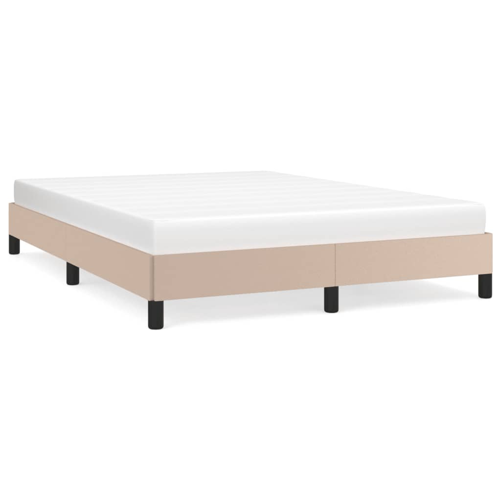 Cadre de lit sans matelas cappuccino 140x200 cm similicuir - XIOS