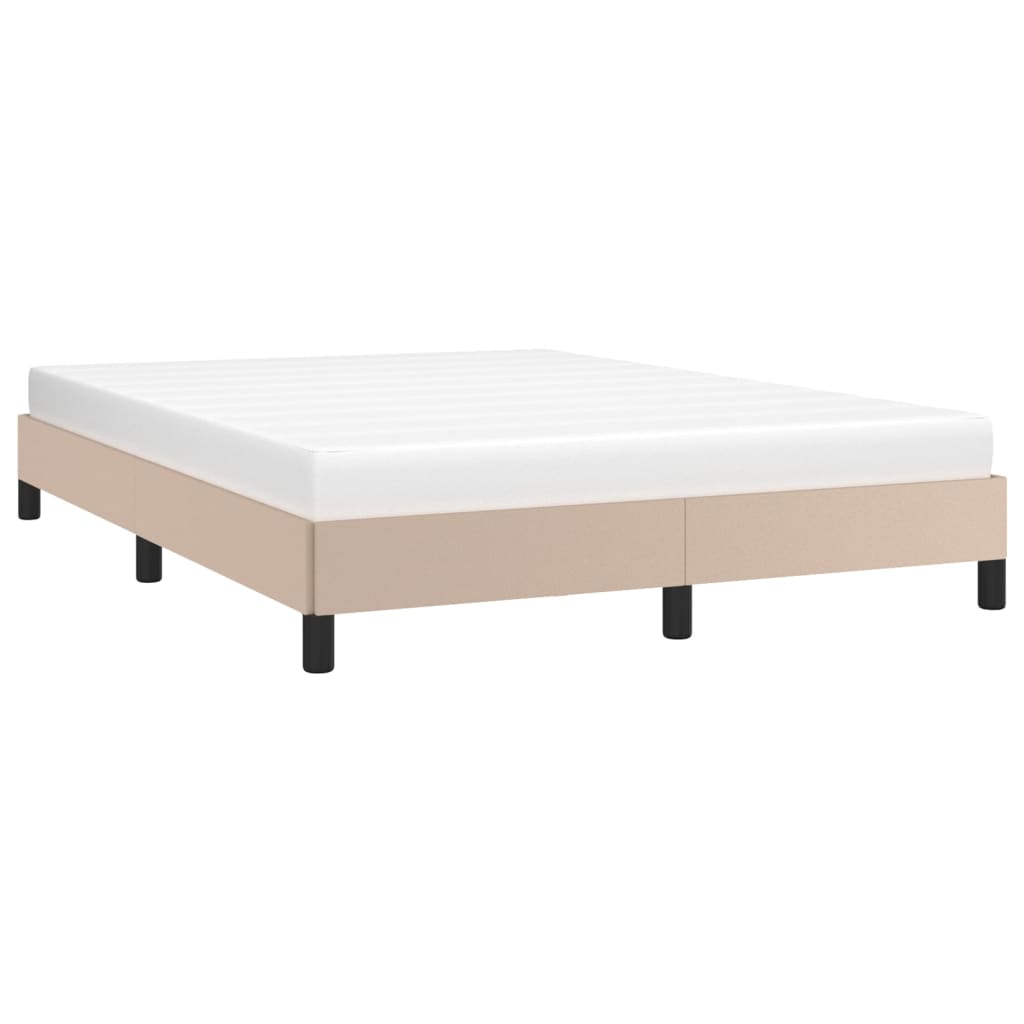 Cadre de lit sans matelas cappuccino 140x200 cm similicuir - XIOS