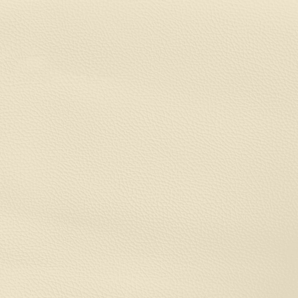 Cadre de lit sans matelas crème 180x200 cm similicuir - XIOS