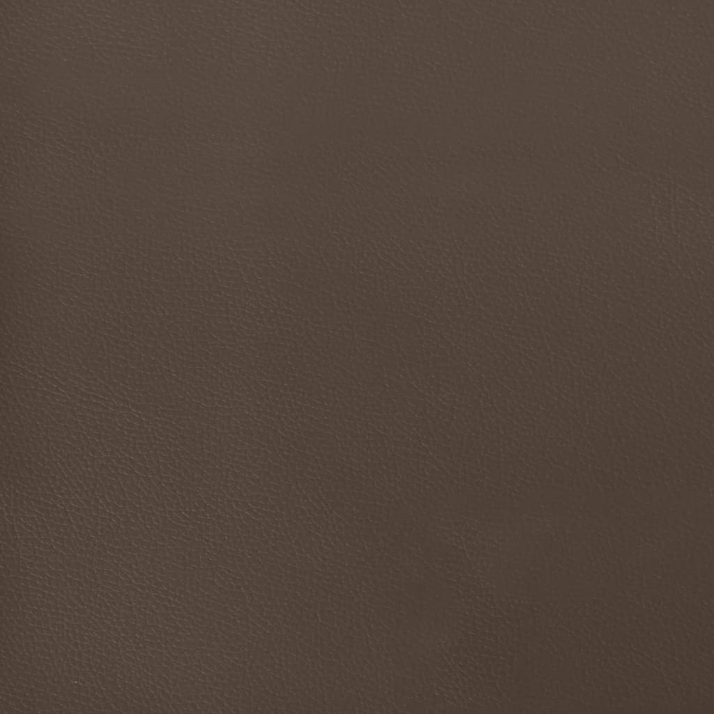 Cadre de lit sans matelas marron 180x200 cm similicuir - XIOS