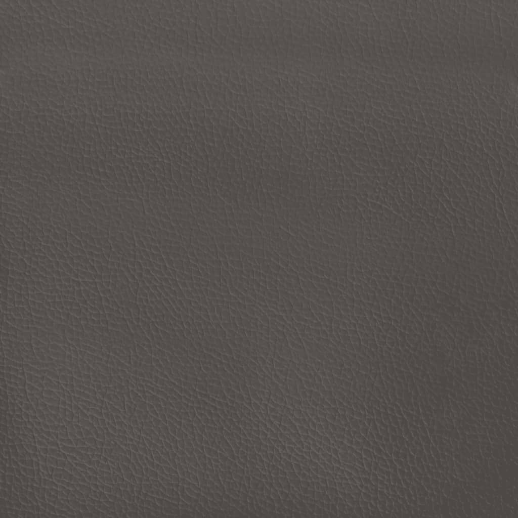 Cadre de lit sans matelas gris 180x200 cm similicuir - XIOS