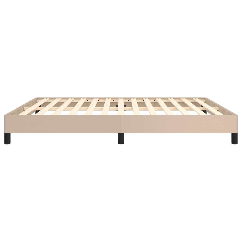Cadre de lit sans matelas cappuccino 180x200 cm similicuir - XIOS