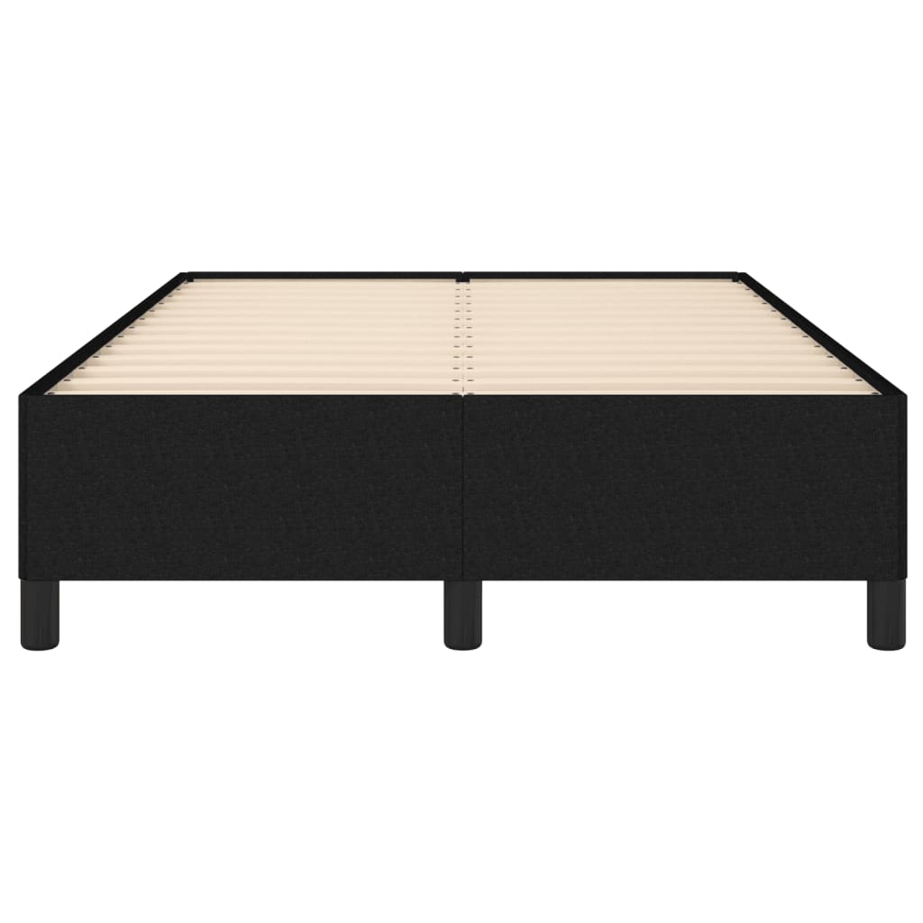 Cadre de lit sans matelas noir 120x200 cm tissu - XIOS