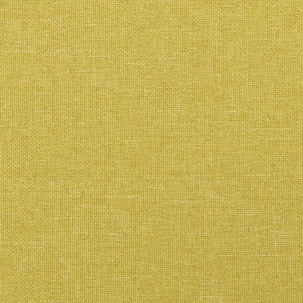 Cadre de lit sans matelas vert 90x200 cm tissu - XIOS
