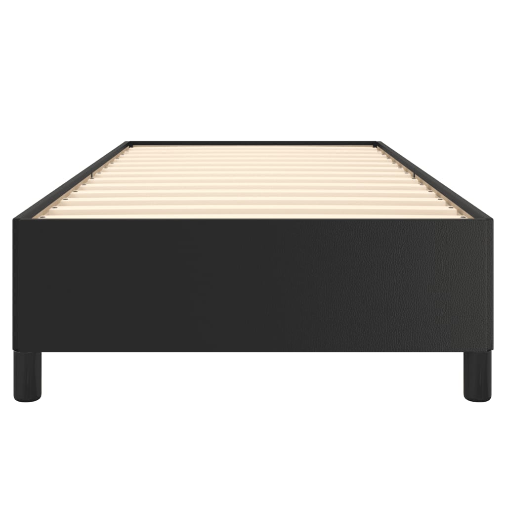 Cadre de lit sans matelas noir 80x200 cm similicuir - XIOS