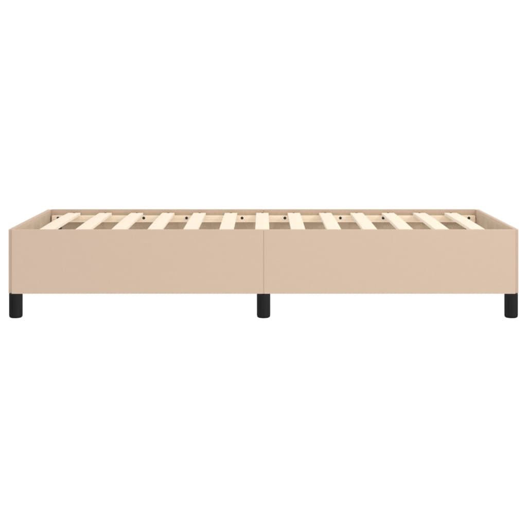 Cadre de lit sans matelas cappuccino 80x200 cm similicuir - XIOS