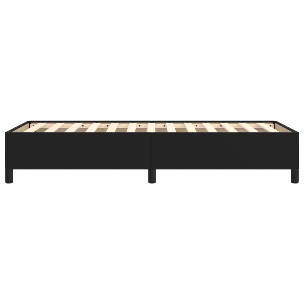 Cadre de lit sans matelas noir 90x190 cm similicuir - XIOS