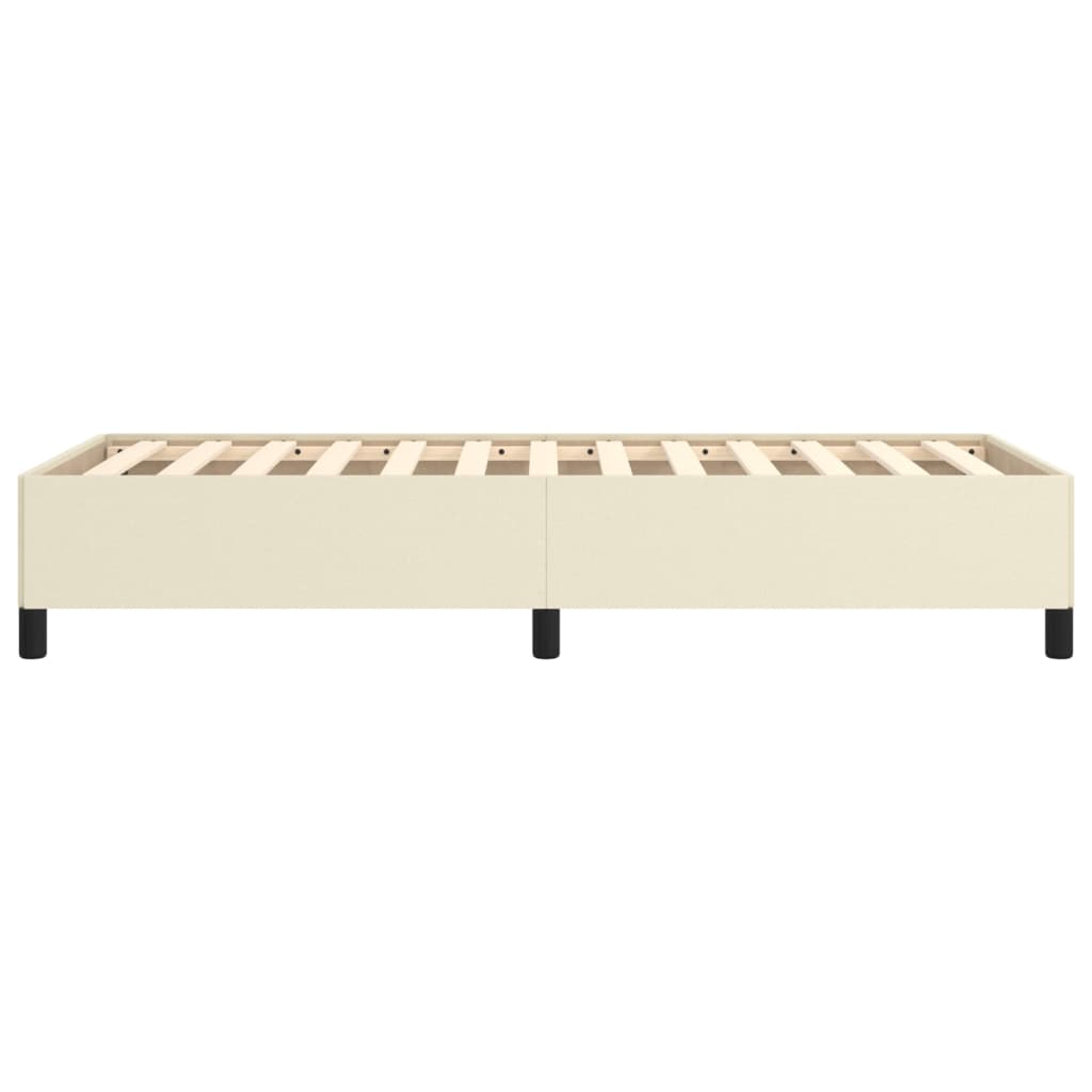 Cadre de lit sans matelas crème 90x190 cm similicuir - XIOS