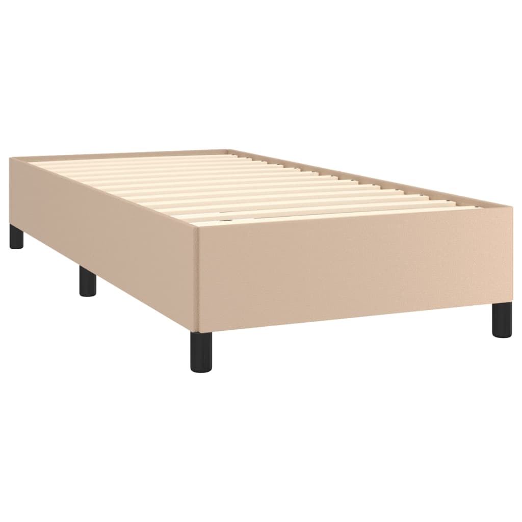 Cadre de lit sans matelas cappuccino 90x200 cm similicuir - XIOS