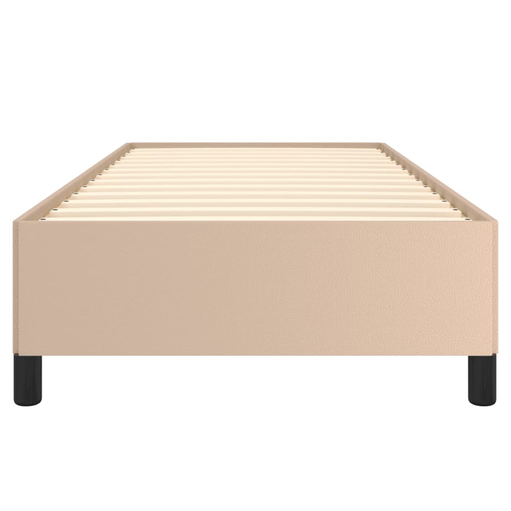 Cadre de lit sans matelas cappuccino 90x200 cm similicuir - XIOS