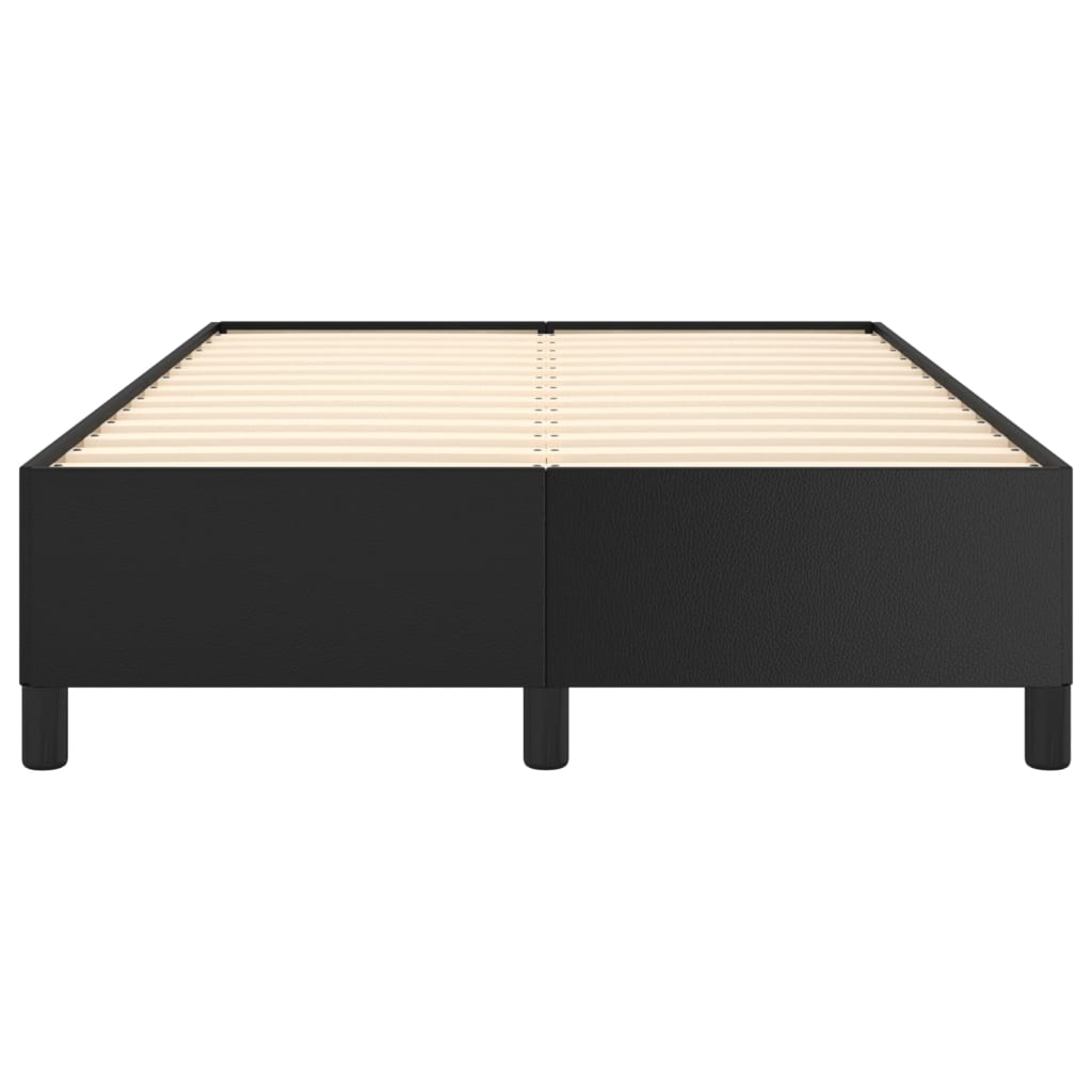 Cadre de lit sans matelas noir 120x200 cm similicuir - XIOS