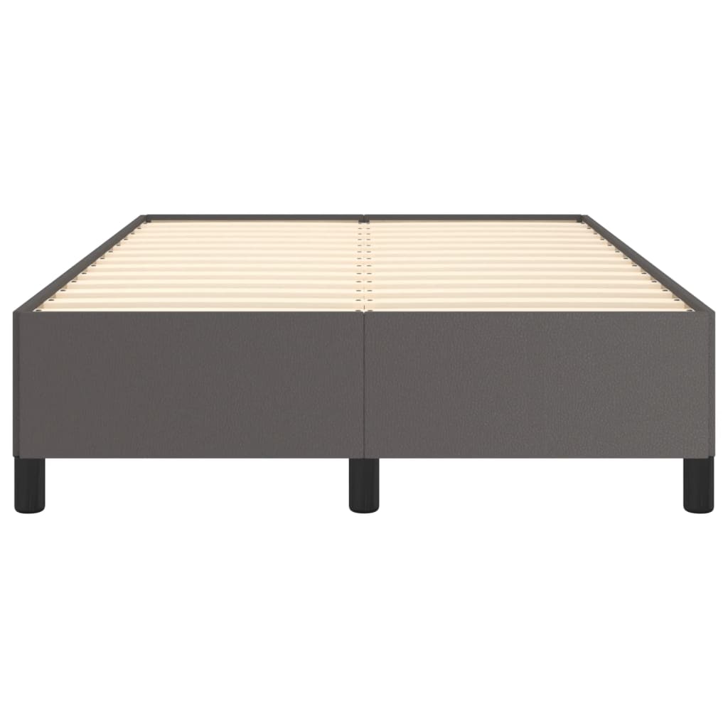 Cadre de lit sans matelas gris 120x200 cm similicuir - XIOS