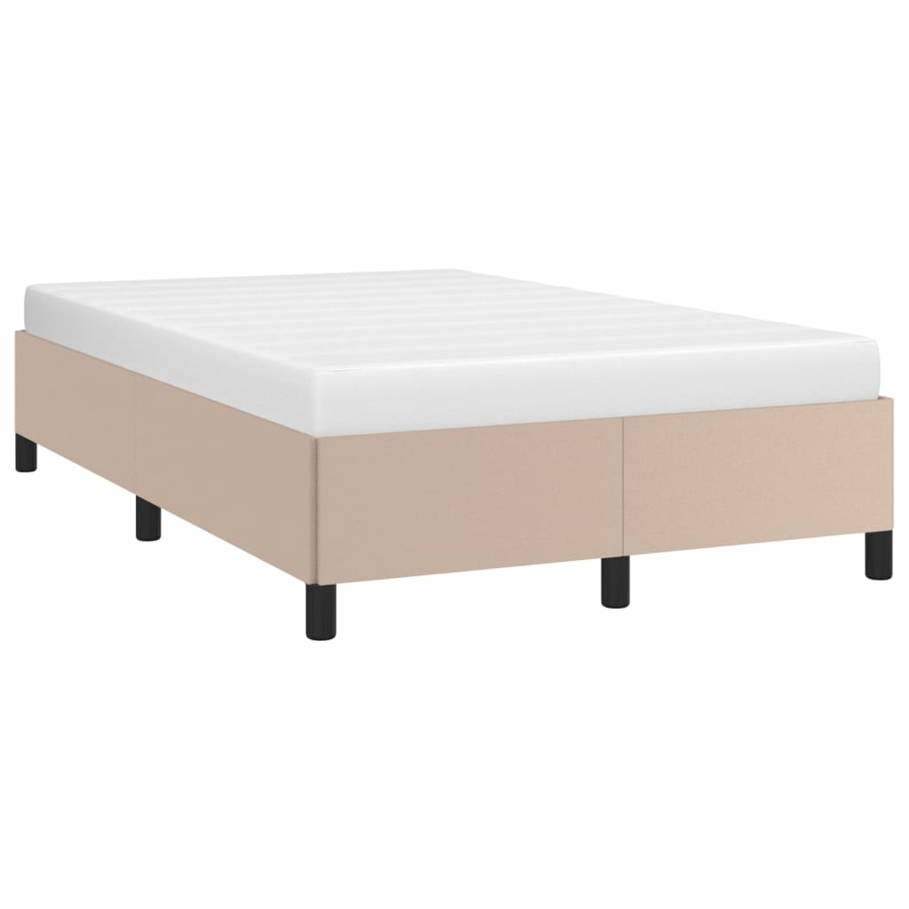 Cadre de lit sans matelas cappuccino 120x200 cm similicuir - XIOS