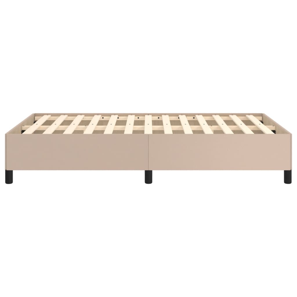 Cadre de lit sans matelas cappuccino 120x200 cm similicuir - XIOS