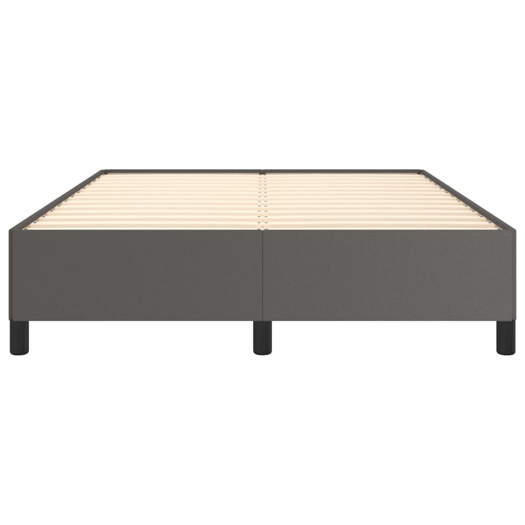 Cadre de lit sans matelas gris 140x200 cm similicuir - XIOS