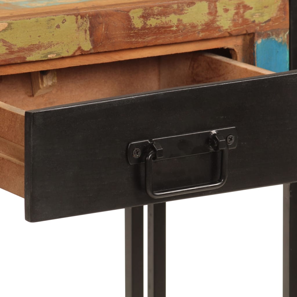 Table console 110x30x76 cm Bois massif de récupération - XIOS