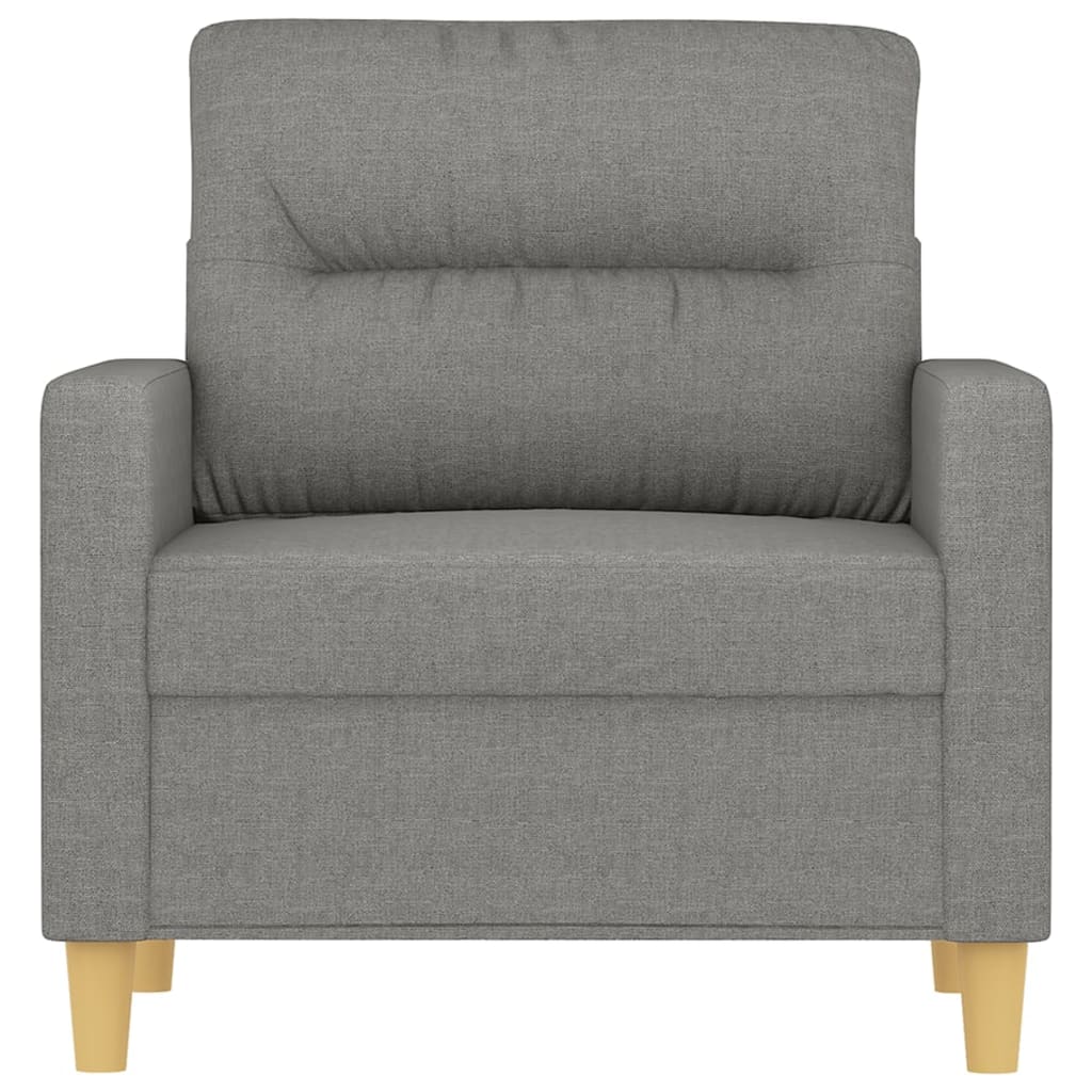 Fauteuil Gris foncé 60 cm Tissu - XIOS