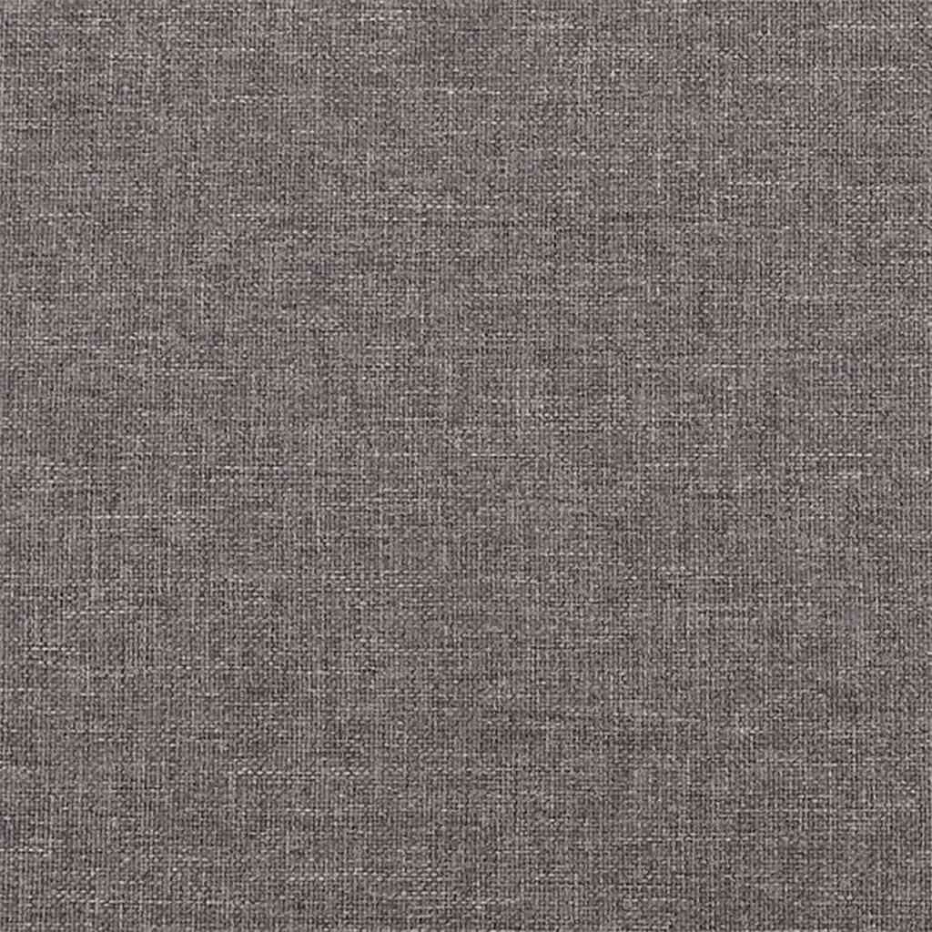 Canapé à 3 places Gris foncé 210 cm Tissu