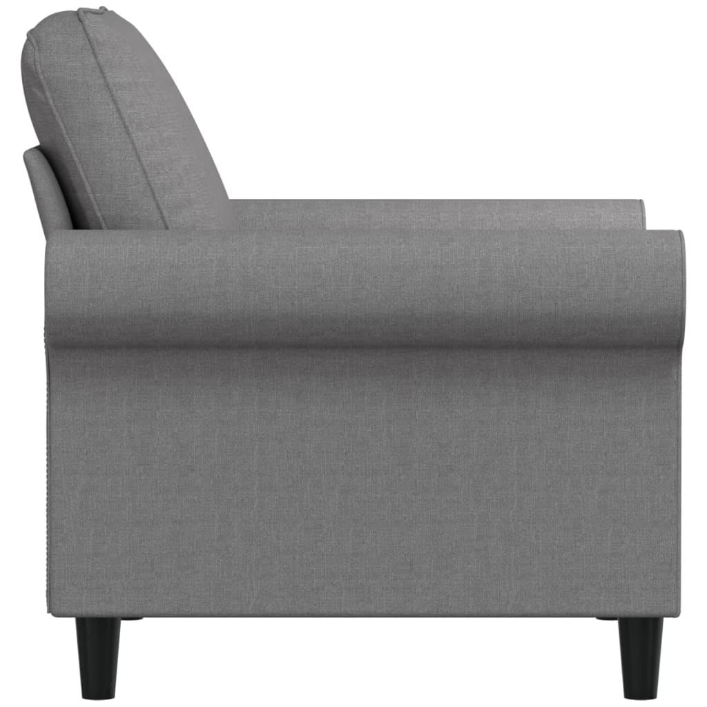 Chaise de canapé Gris clair 60 cm Tissu - XIOS