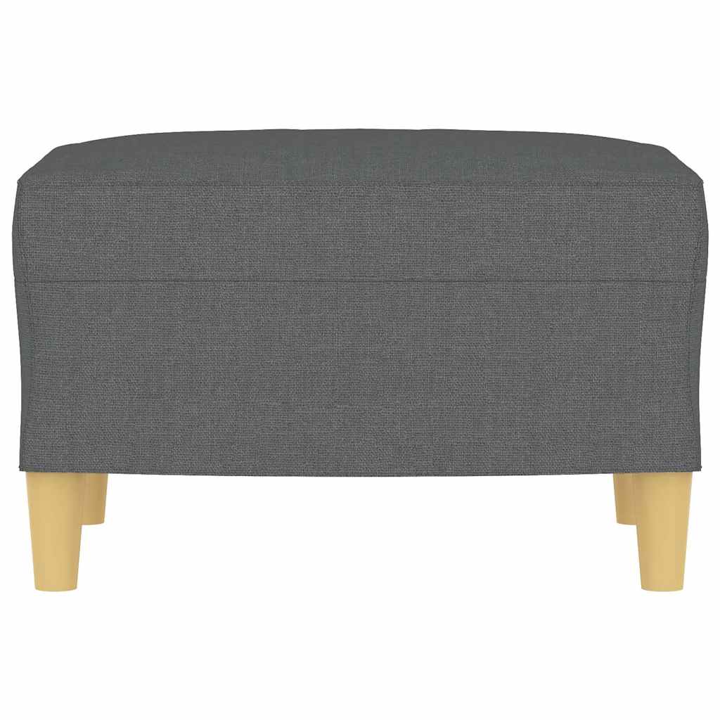 Repose-pied Gris foncé 60x50x41 cm Tissu - XIOS