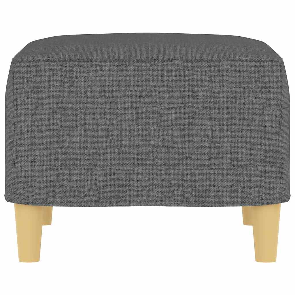 Repose-pied Gris foncé 60x50x41 cm Tissu - XIOS