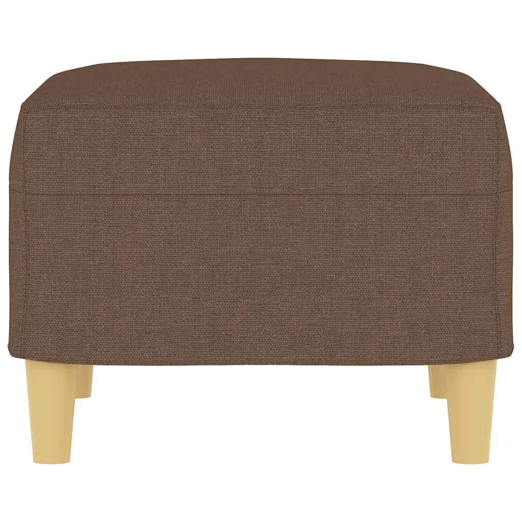 Repose-pied Marron 60x50x41 cm Tissu - XIOS