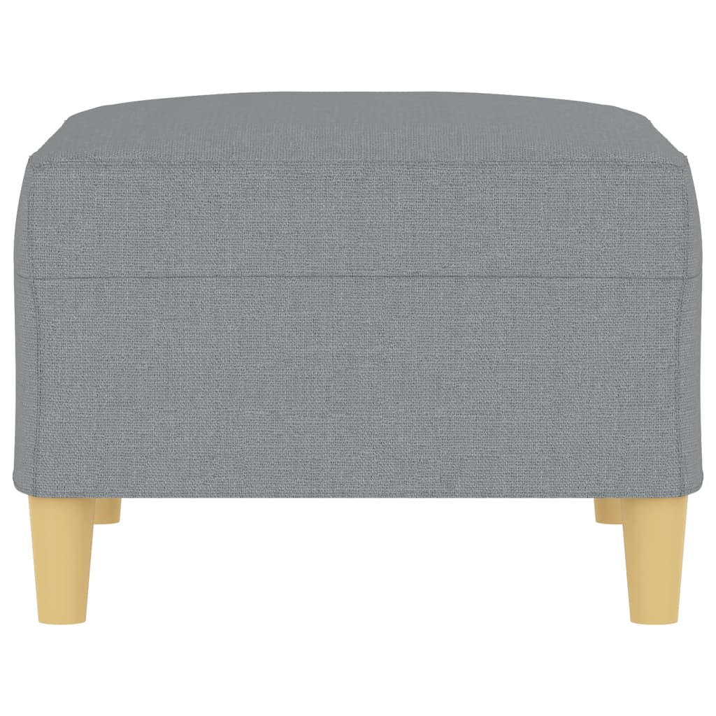 Repose-pied Gris clair 70x55x41 cm Tissu - XIOS