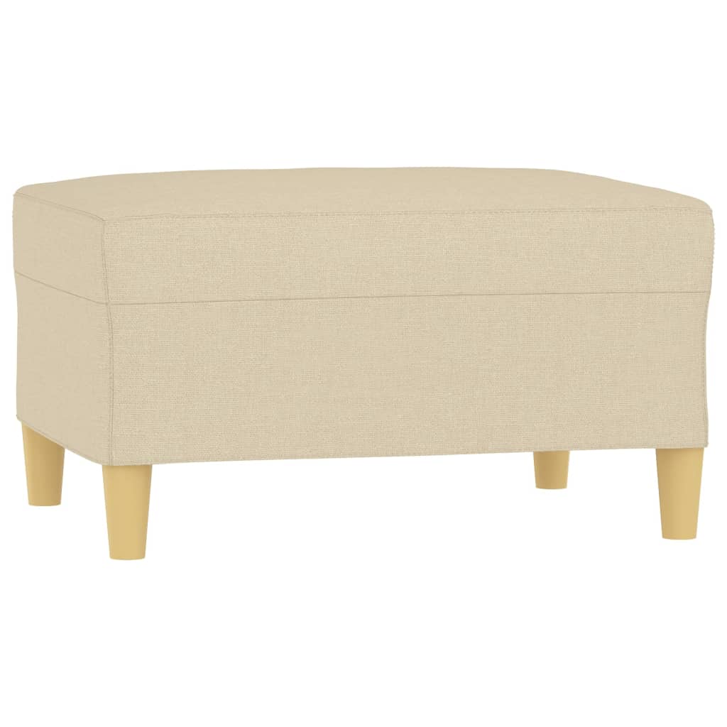 Repose-pied Crème 70x55x41 cm Tissu - XIOS