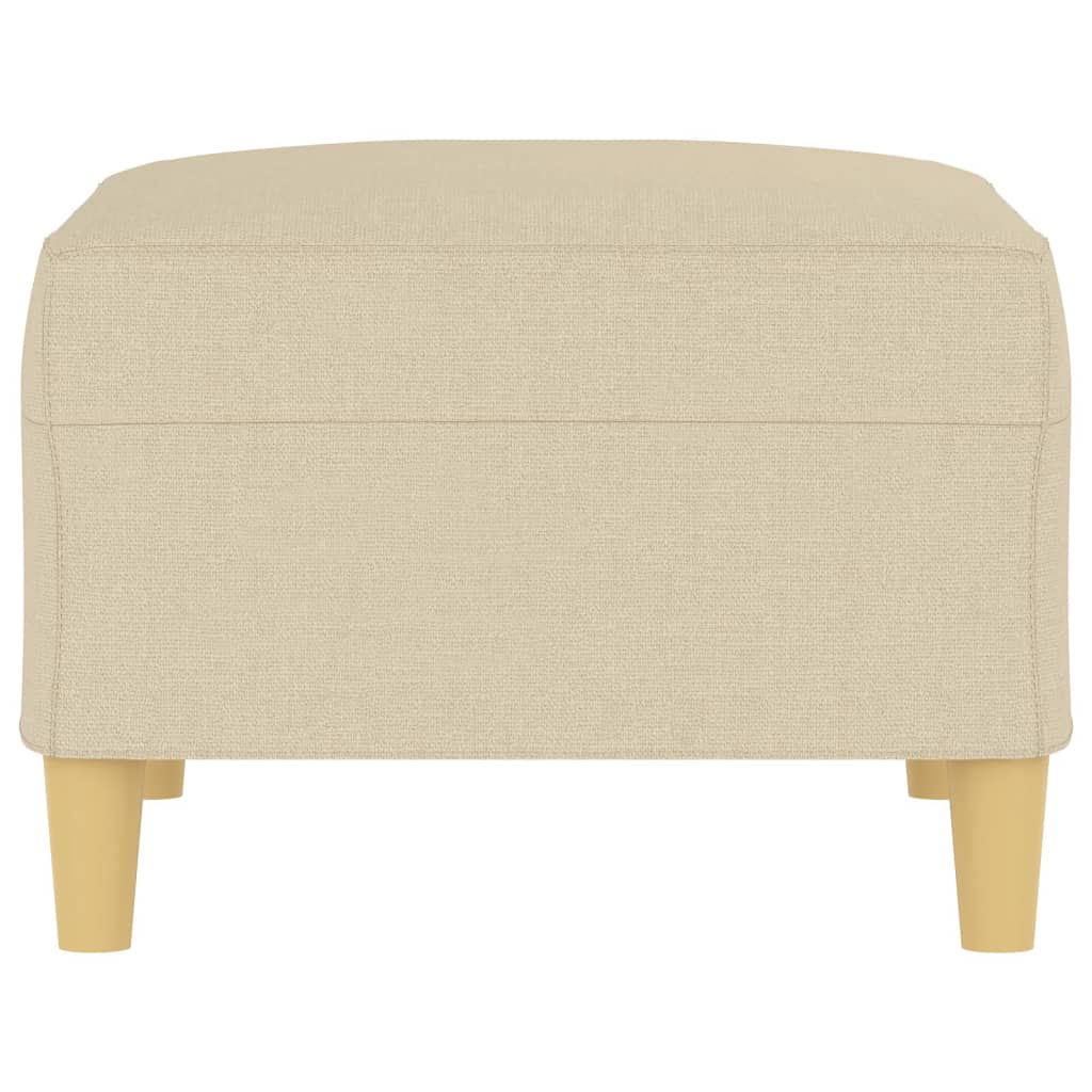 Repose-pied Crème 70x55x41 cm Tissu - XIOS