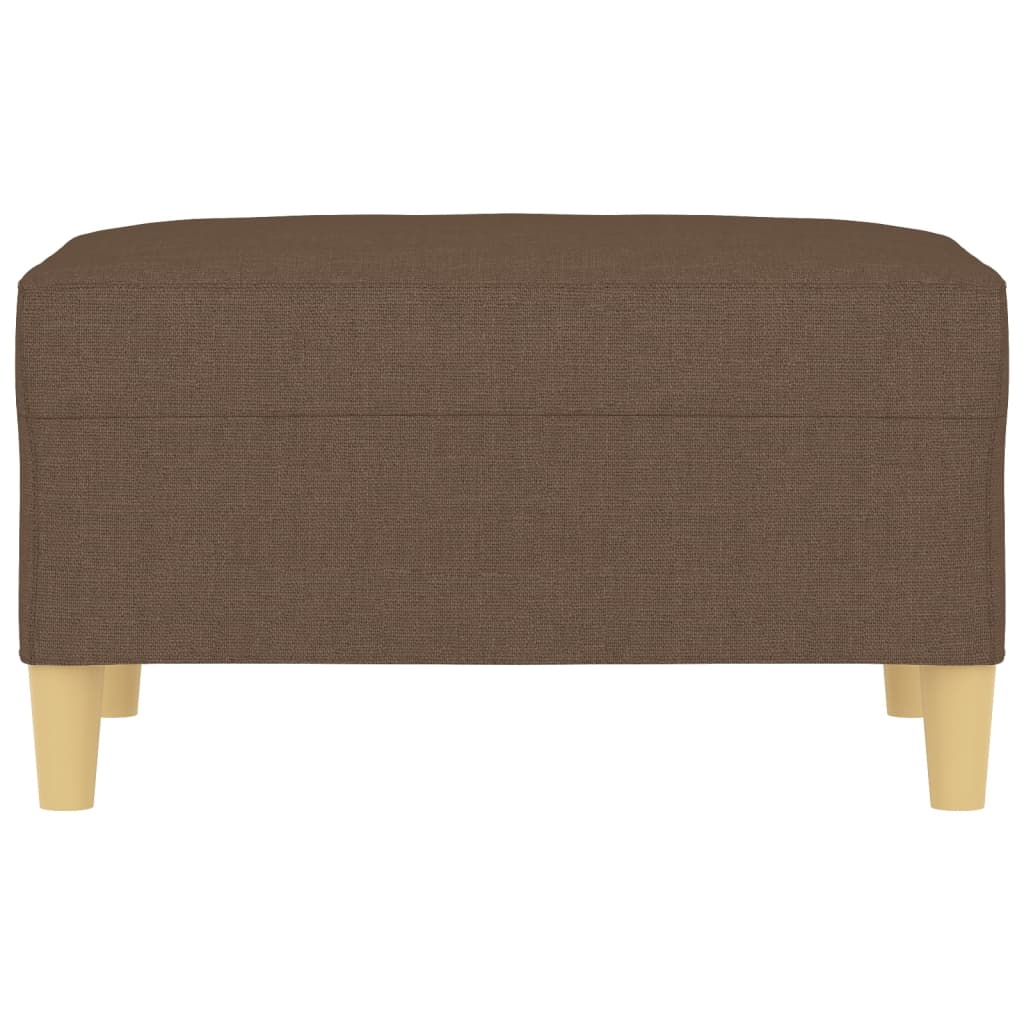 Repose-pied Marron 70x55x41 cm Tissu - XIOS