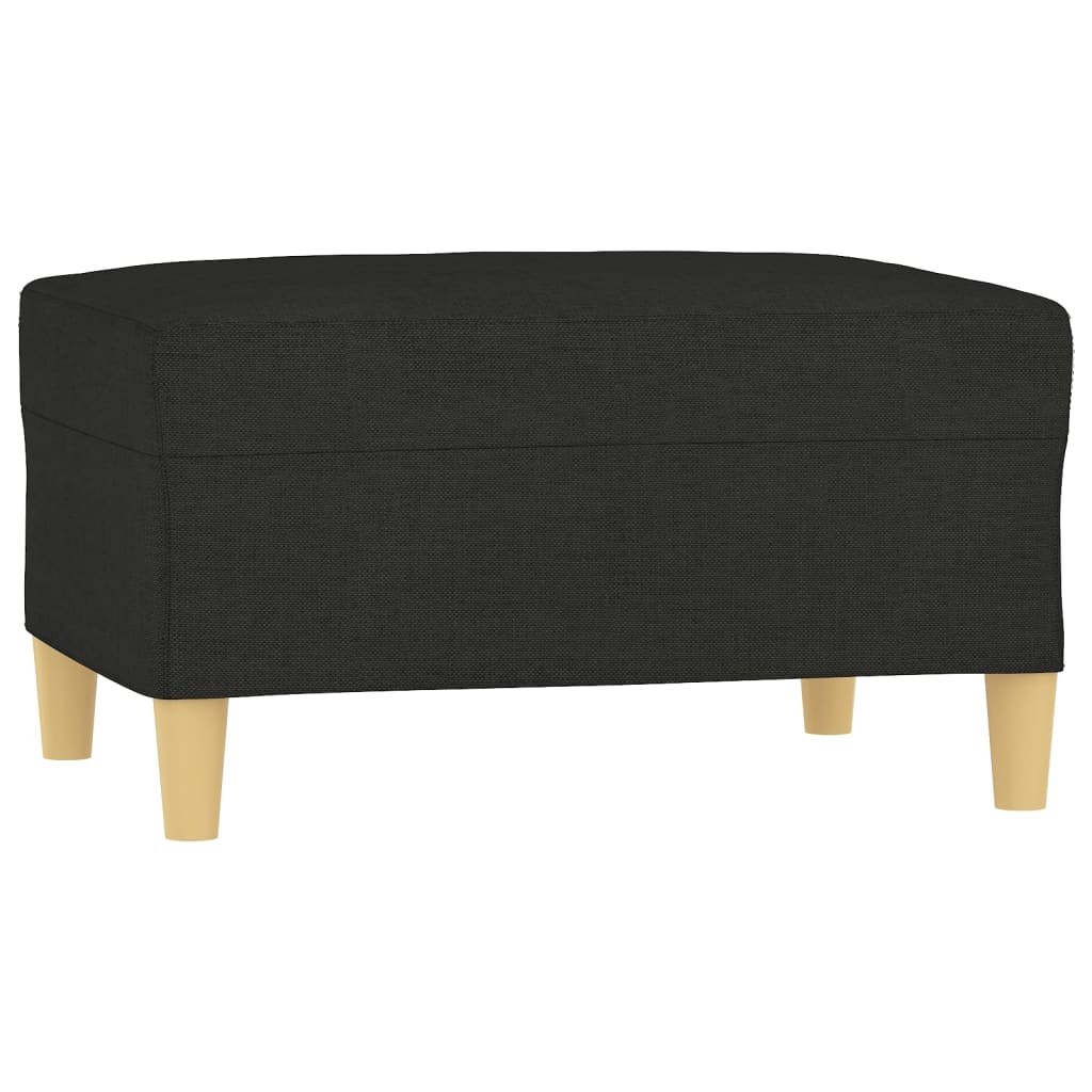 Repose-pied Noir 70x55x41 cm Tissu - XIOS
