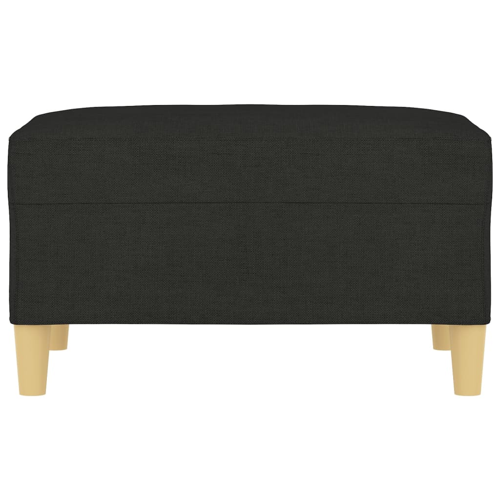 Repose-pied Noir 70x55x41 cm Tissu - XIOS