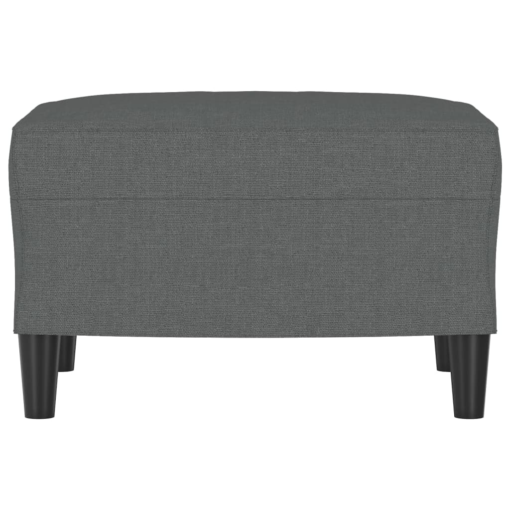 Repose-pied Gris foncé 60x50x41 cm Tissu - XIOS