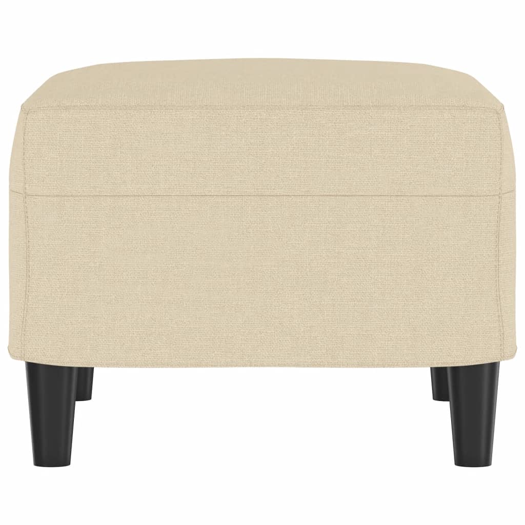 Repose-pied Crème 60x50x41 cm Tissu - XIOS