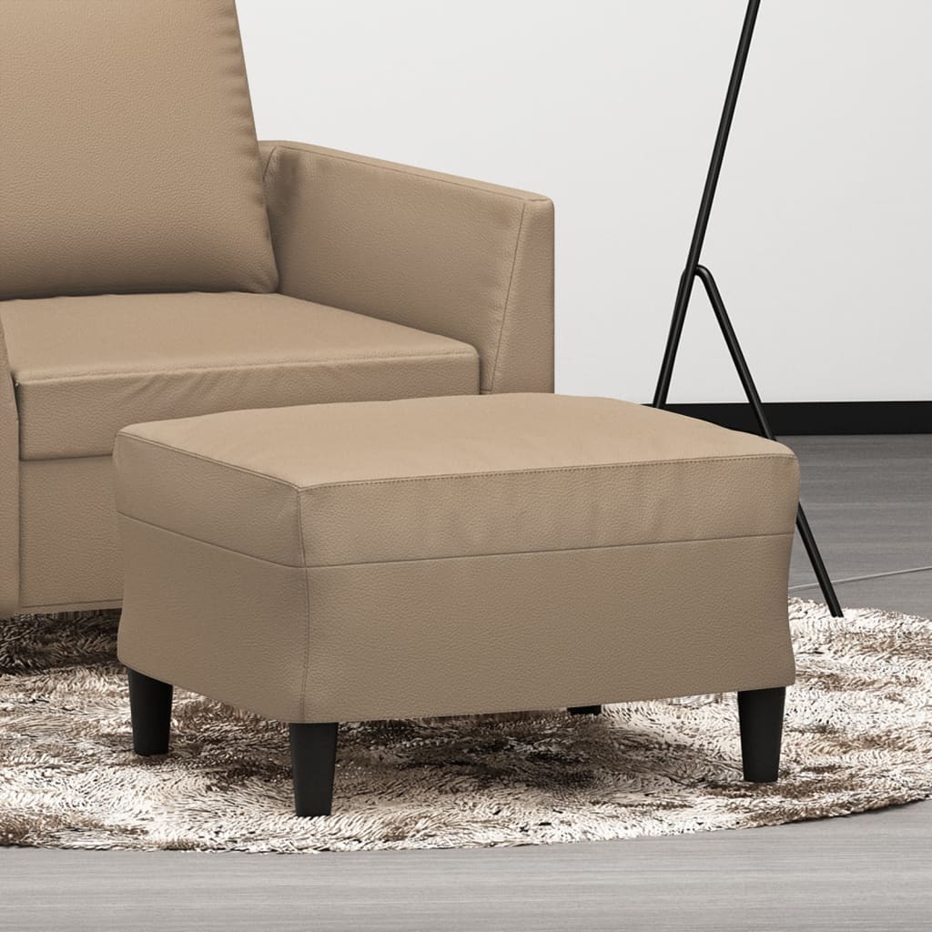 Repose-pied Cappuccino 60x50x41 cm Similicuir - XIOS