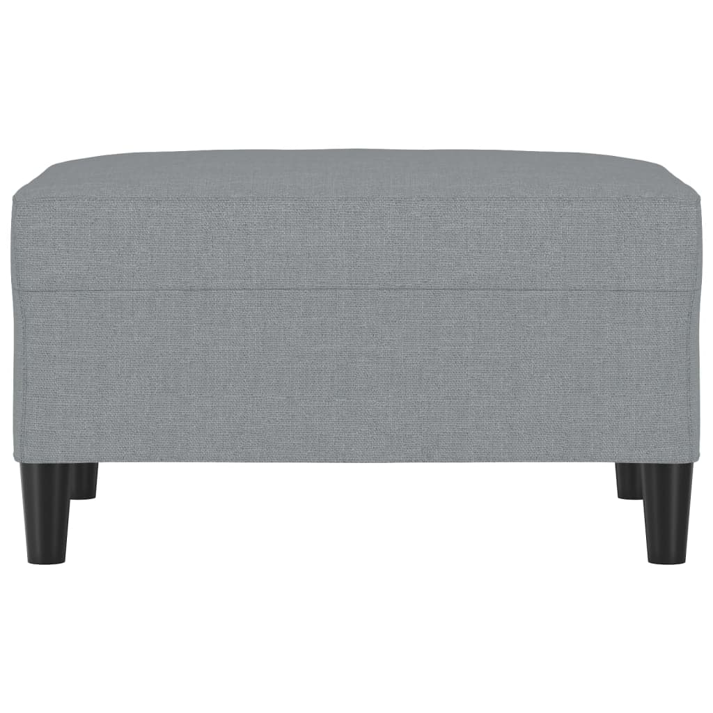 Repose-pied Gris clair 70x55x41 cm Tissu - XIOS