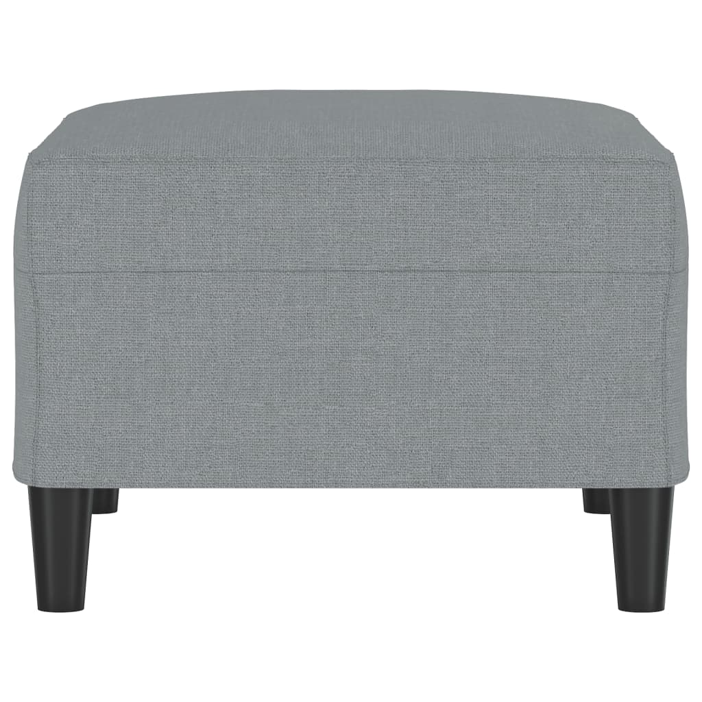 Repose-pied Gris clair 70x55x41 cm Tissu - XIOS