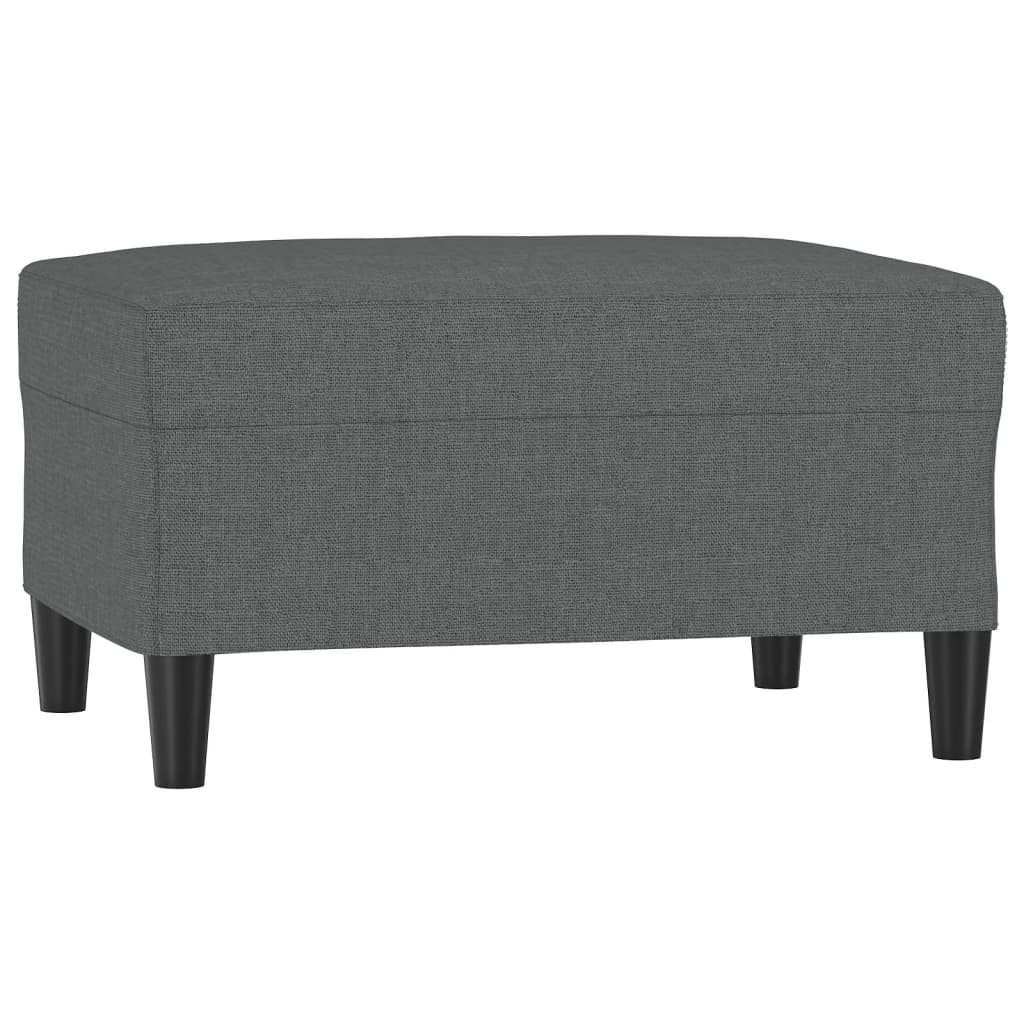 Repose-pied Gris foncé 70x55x41 cm Tissu - XIOS