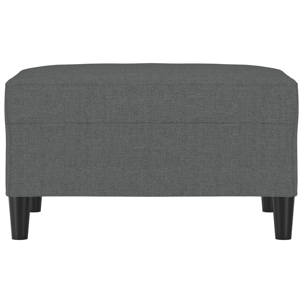Repose-pied Gris foncé 70x55x41 cm Tissu - XIOS