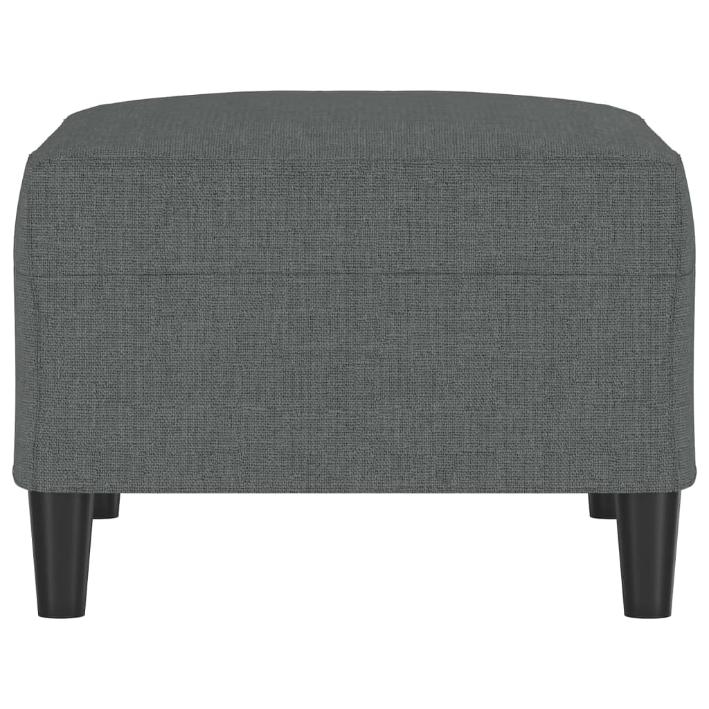 Repose-pied Gris foncé 70x55x41 cm Tissu - XIOS