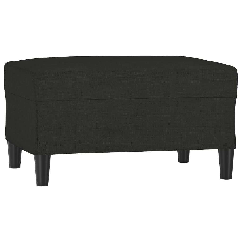 Repose-pied Noir 70x55x41 cm Tissu - XIOS