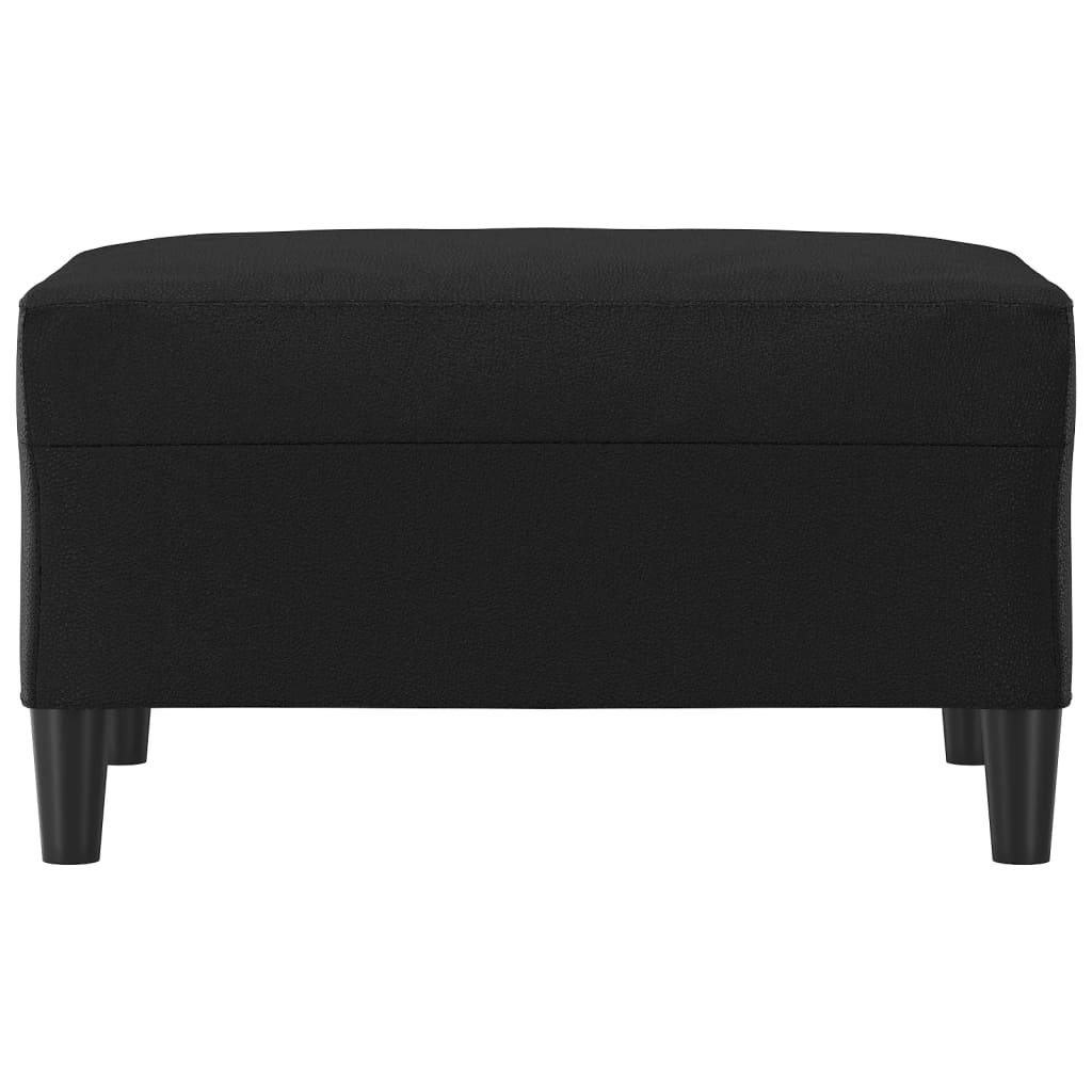 Repose-pied Noir 70x55x41 cm Similicuir - XIOS