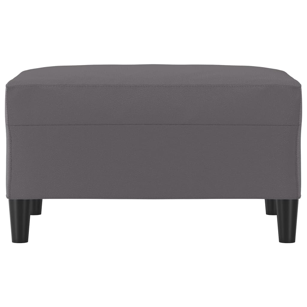 Repose-pied Gris 70x55x41 cm Similicuir - XIOS