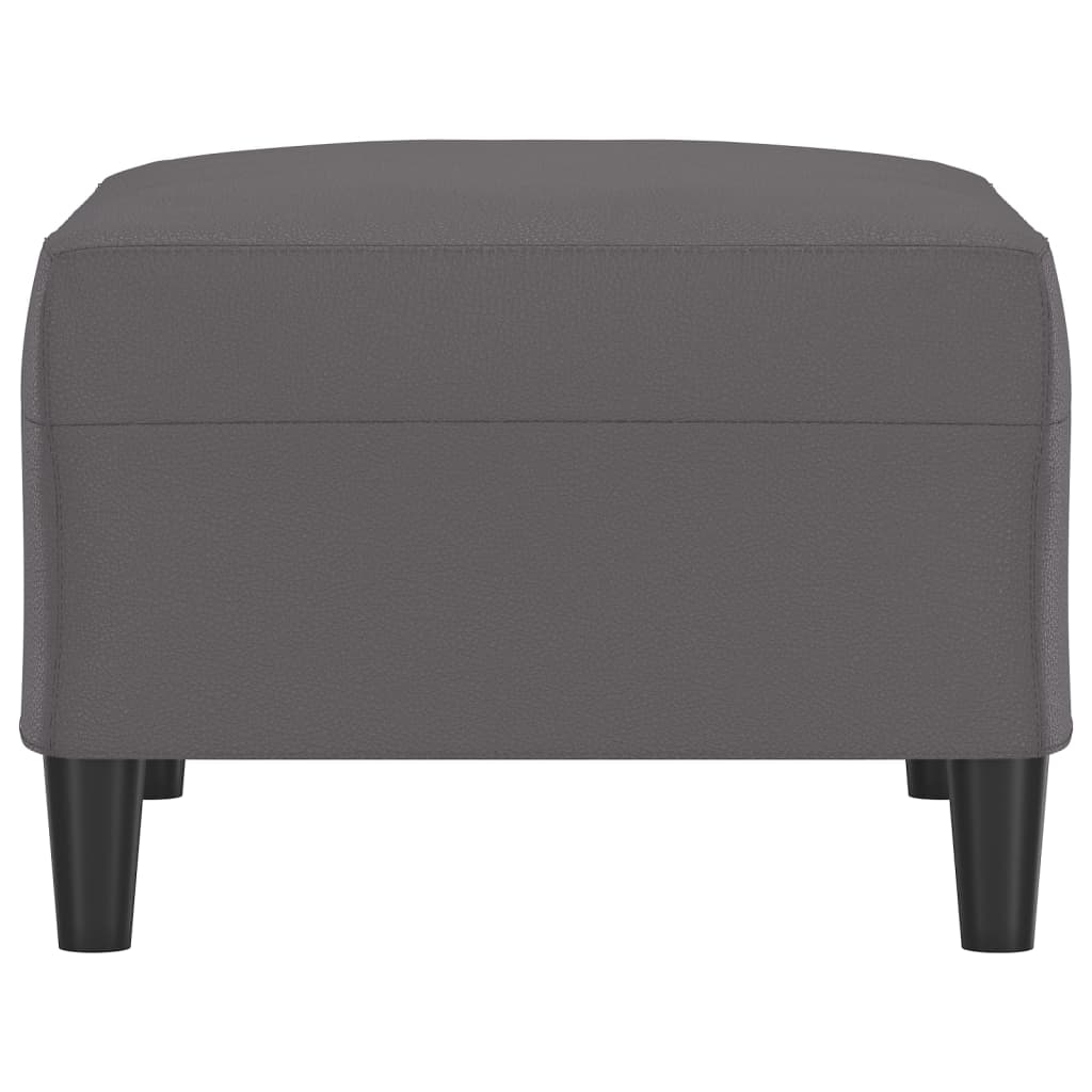 Repose-pied Gris 70x55x41 cm Similicuir - XIOS