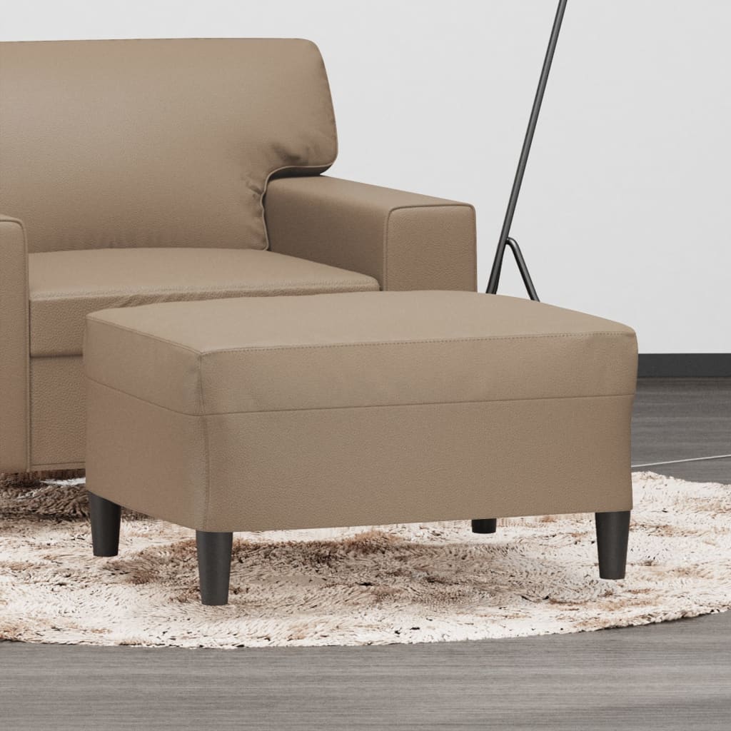 Repose-pied Cappuccino 70x55x41 cm Similicuir - XIOS