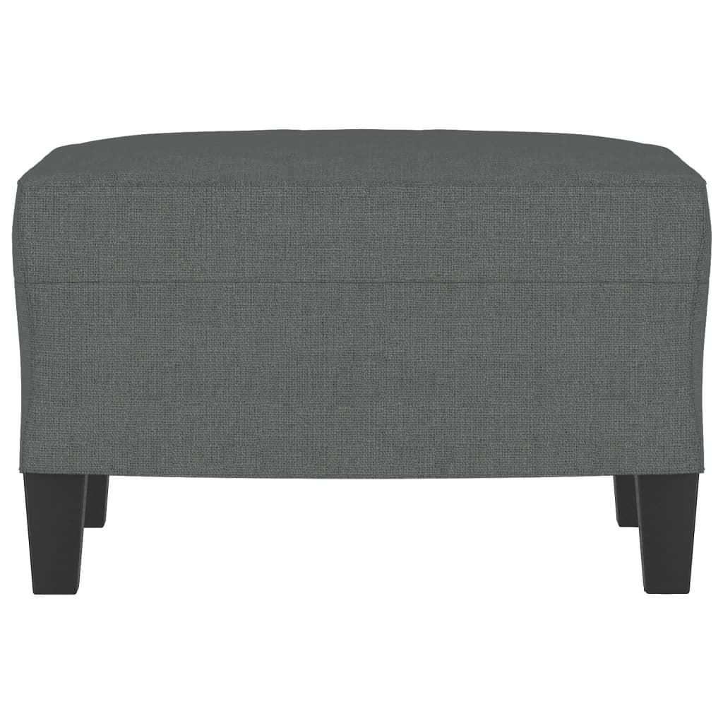 Repose-pied Gris foncé 60x50x41 cm Tissu - XIOS
