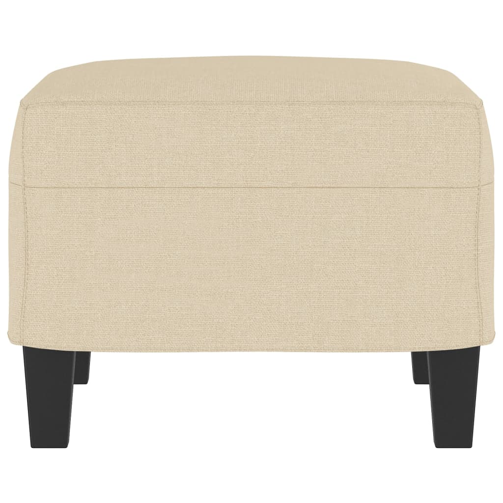 Repose-pied Crème 60x50x41 cm Tissu - XIOS