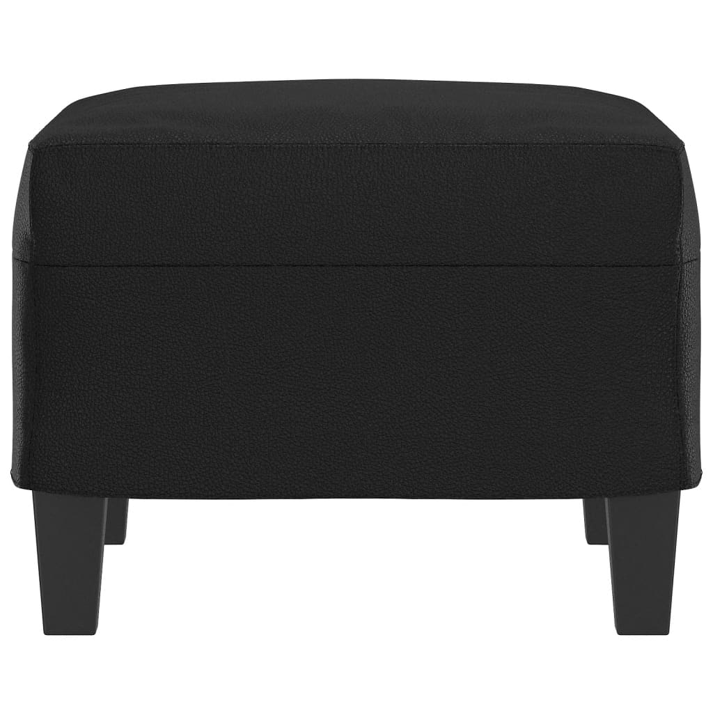 Repose-pied Noir 60x50x41 cm Similicuir - XIOS