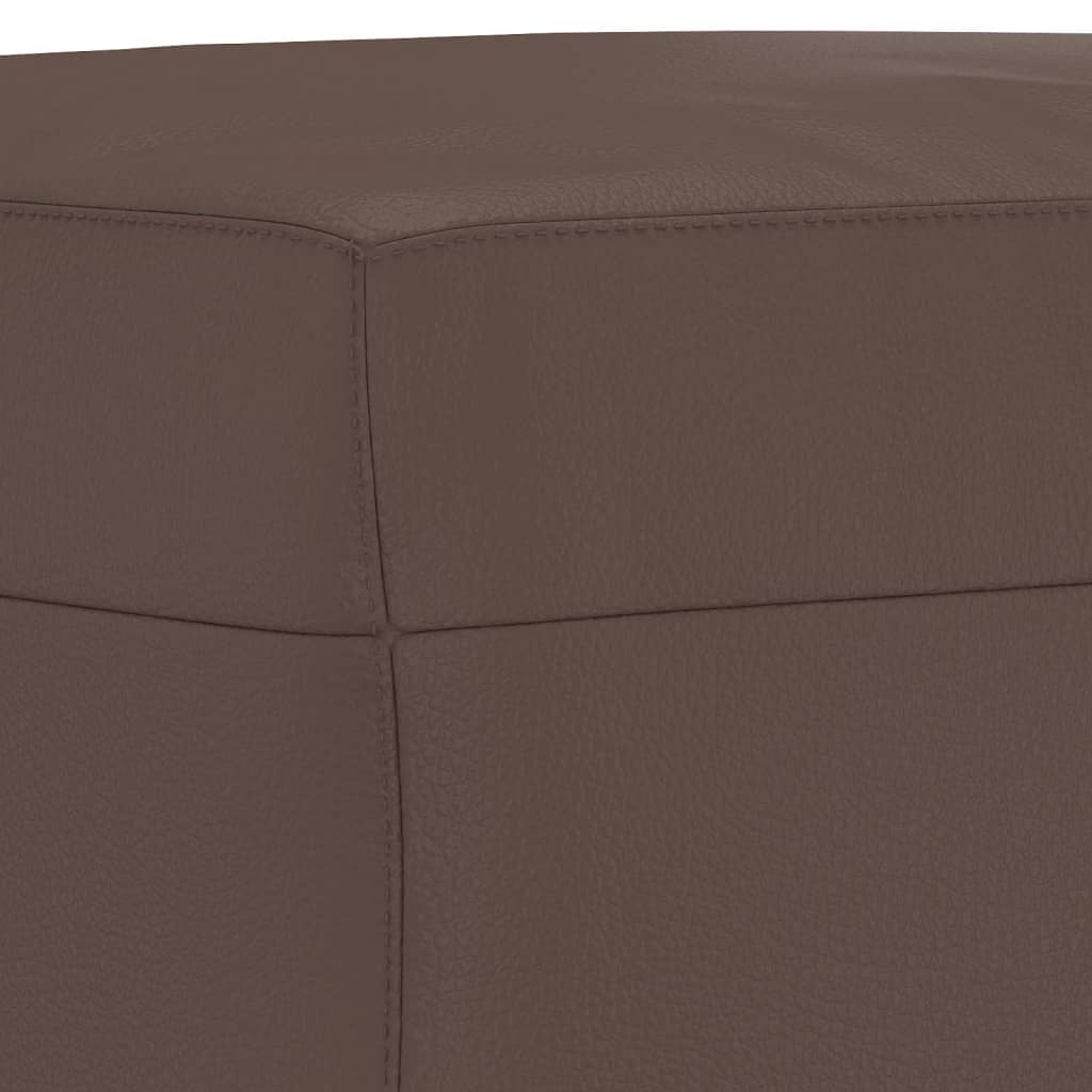 Repose-pied Marron 60x50x41 cm Similicuir - XIOS